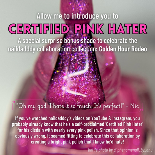 Certified Pink Hater