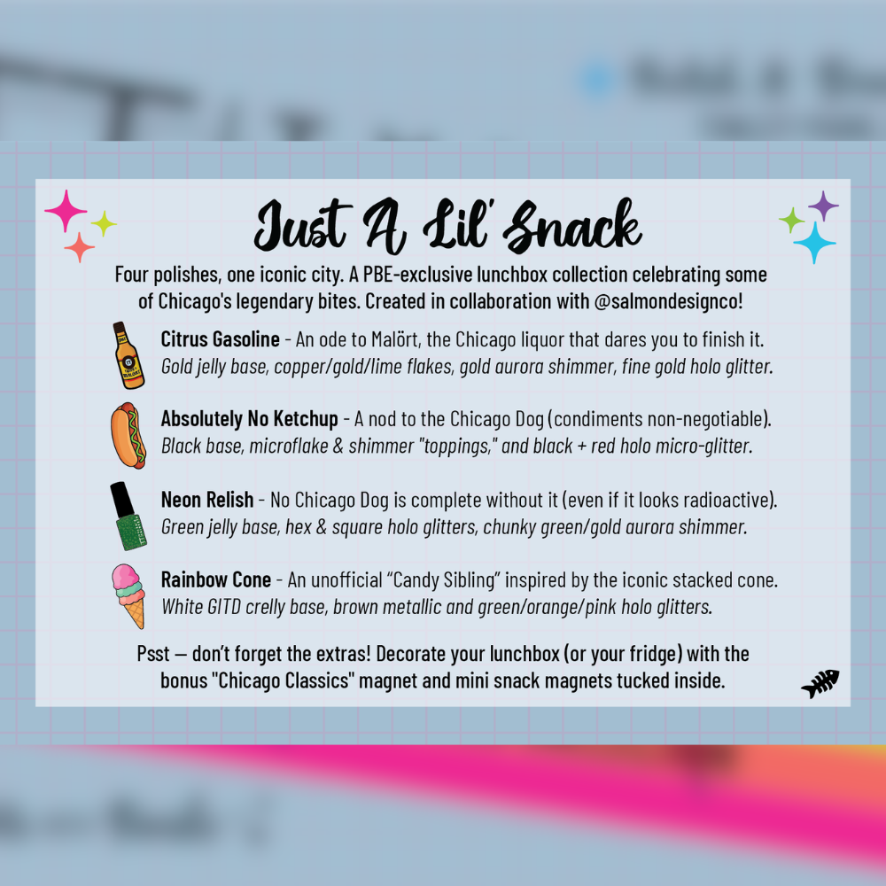 Just A Lil' Snack - With Lunchbox