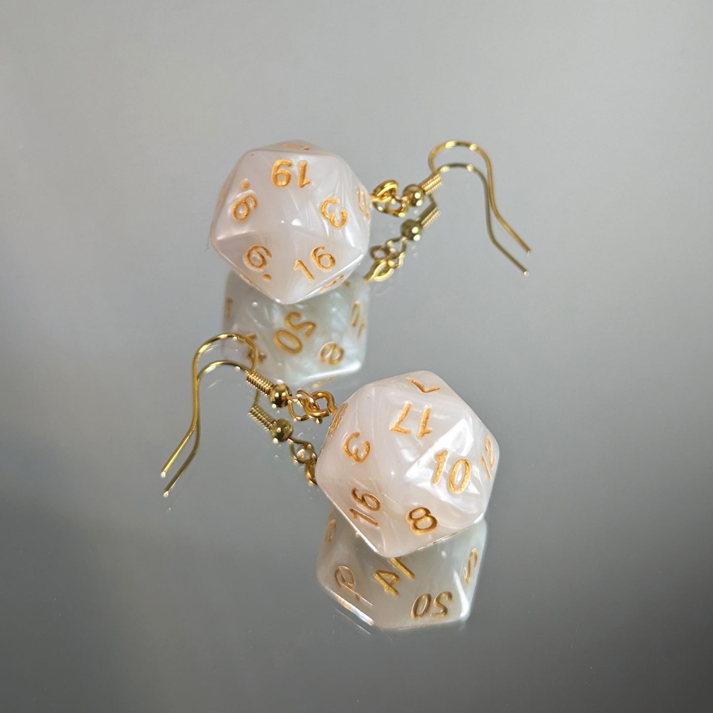 Never Trust A DM... - D20 Dice Dangle Earrings