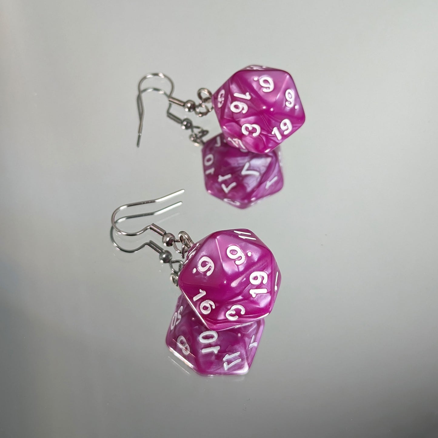 Never Trust A DM... - D20 Dice Dangle Earrings