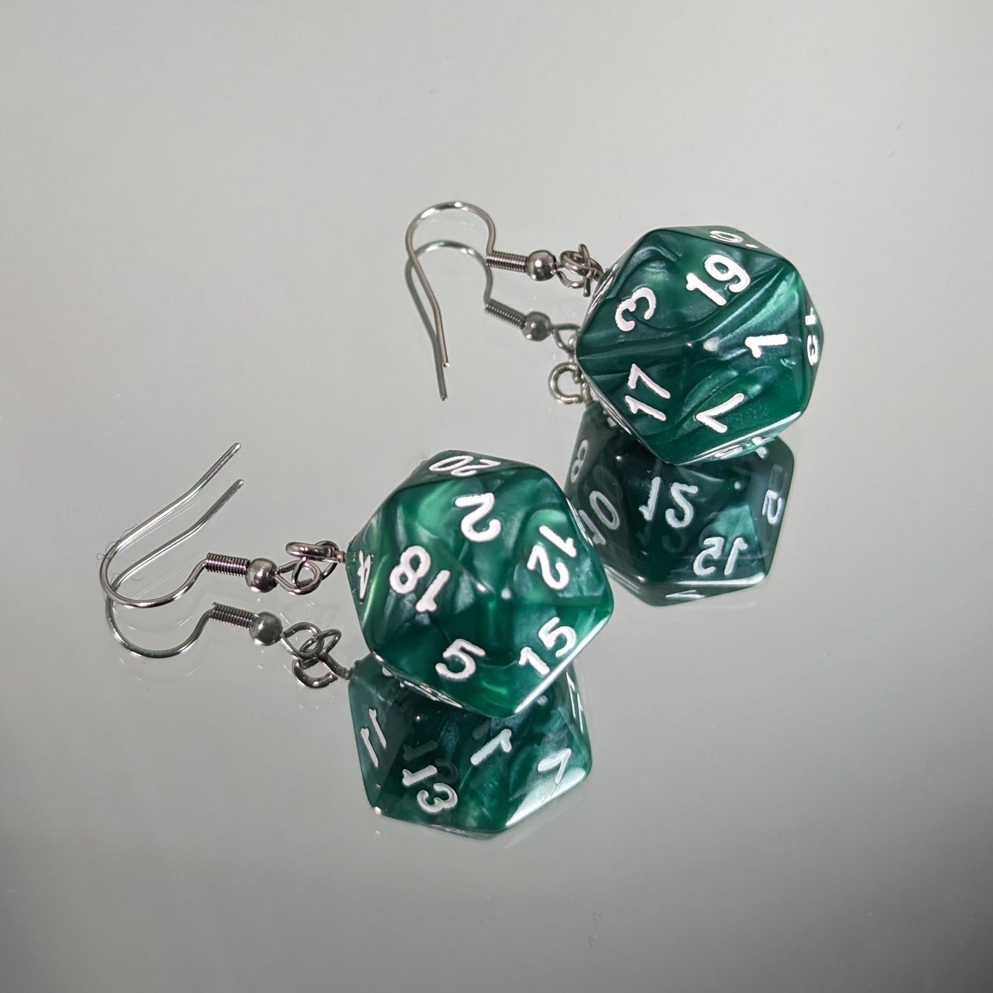 Never Trust A DM... - D20 Dice Dangle Earrings