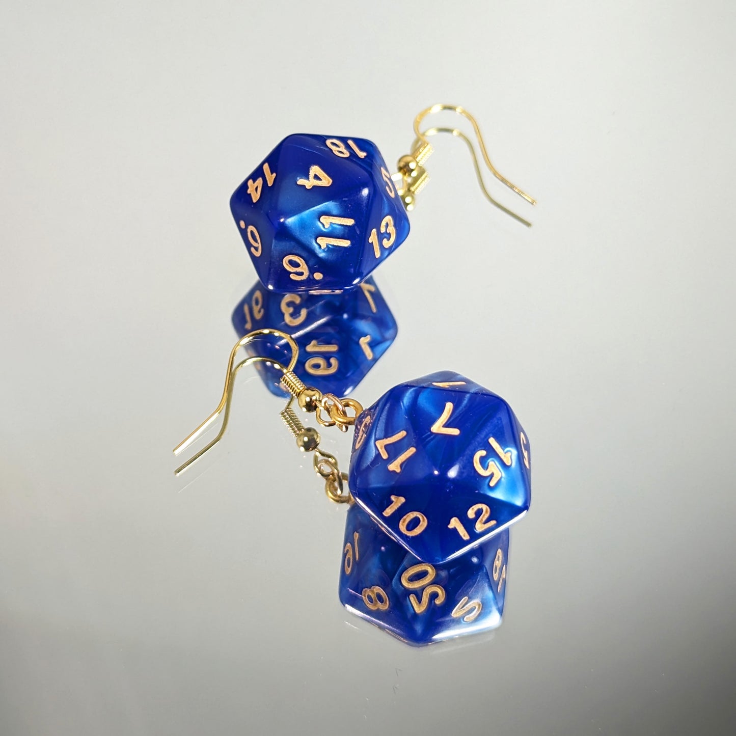 Never Trust A DM... - D20 Dice Dangle Earrings