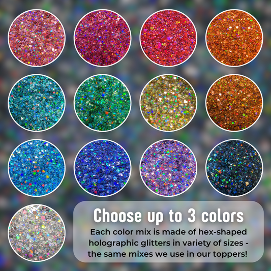 Design-Your-Own Holographic Glitter Polish Topper