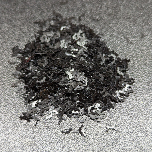 Bat Nail Art Glitter - Black