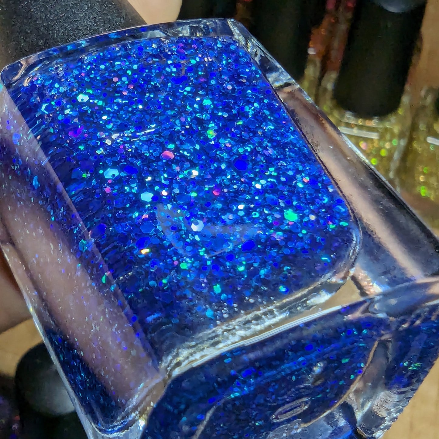 #BeProud Holo Glitter Topper - Blue