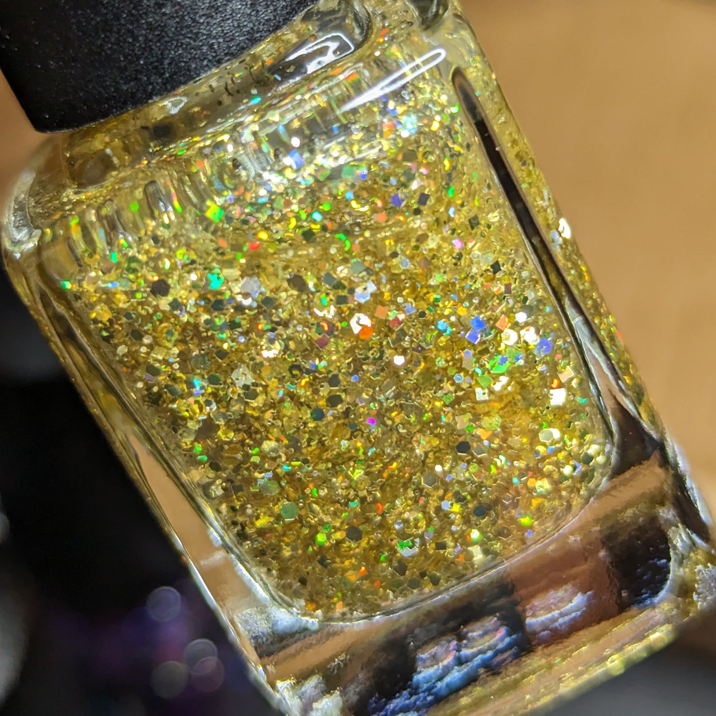 #BeProud Holo Glitter Topper - Gold