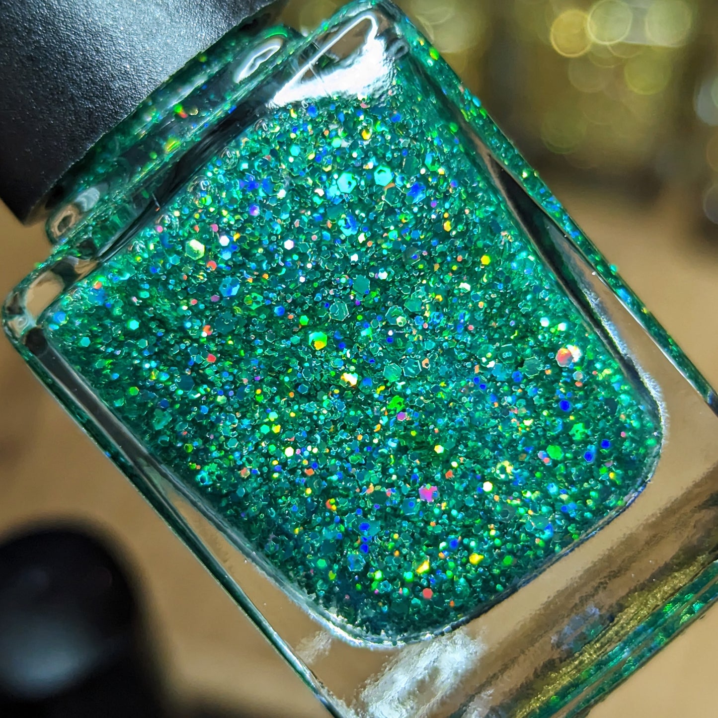 #BeProud Holo Glitter Topper - Green