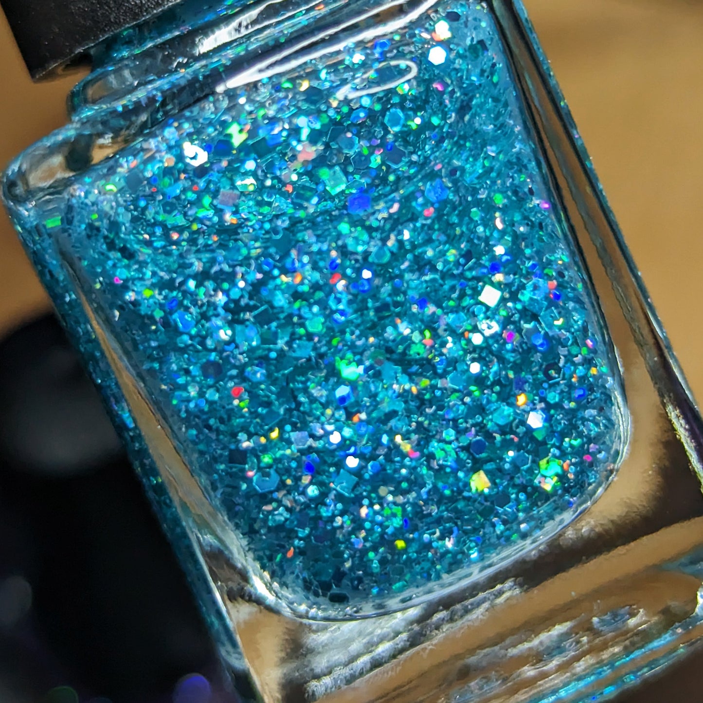 #BeProud Holo Glitter Topper - Turquoise
