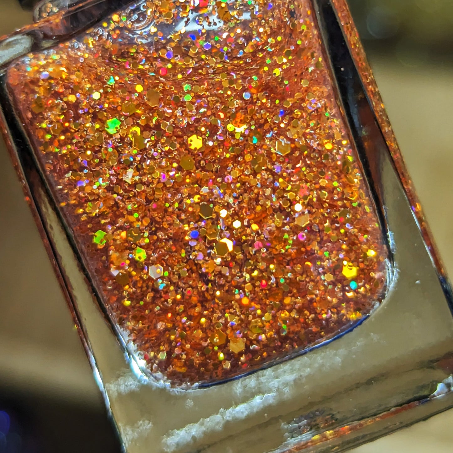 #BeProud Holo Glitter Topper - Orange