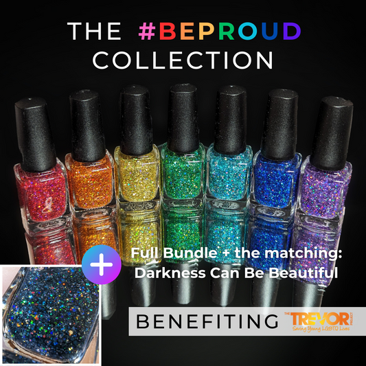 #BeProud Holo Glitter Toppers - Bundle + Darkness