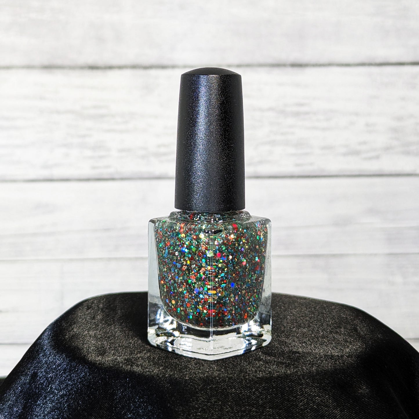 Christmas Lights - Holographic Glitter Topper
