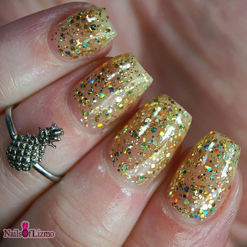 #BeProud Holo Glitter Topper - Gold