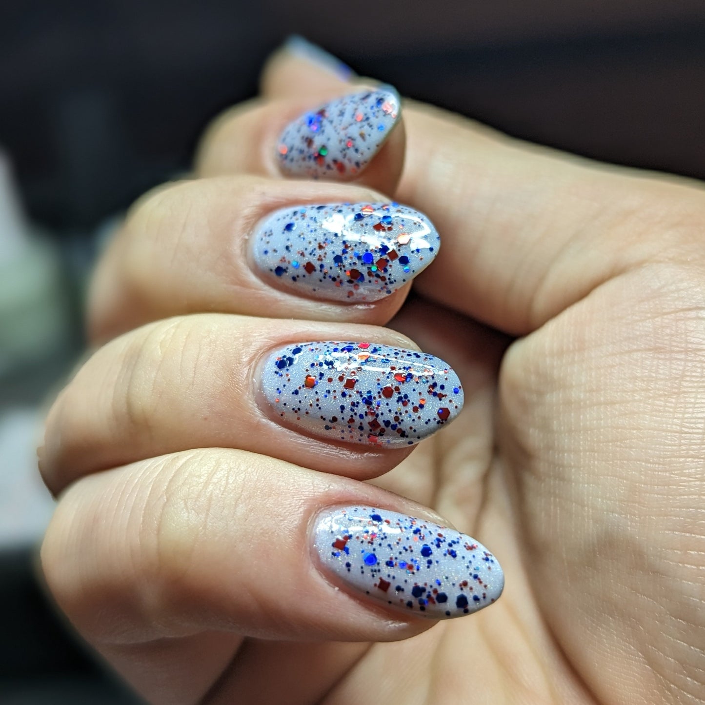Let's Go Buffalo - Holographic Glitter Nail Polish Topper