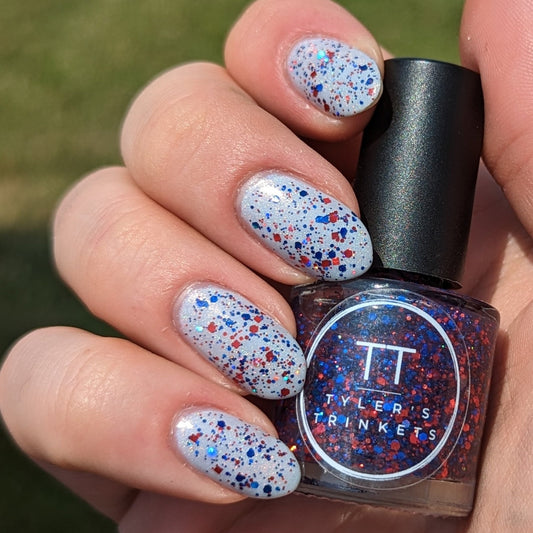Let's Go Buffalo - Holographic Glitter Nail Polish Topper