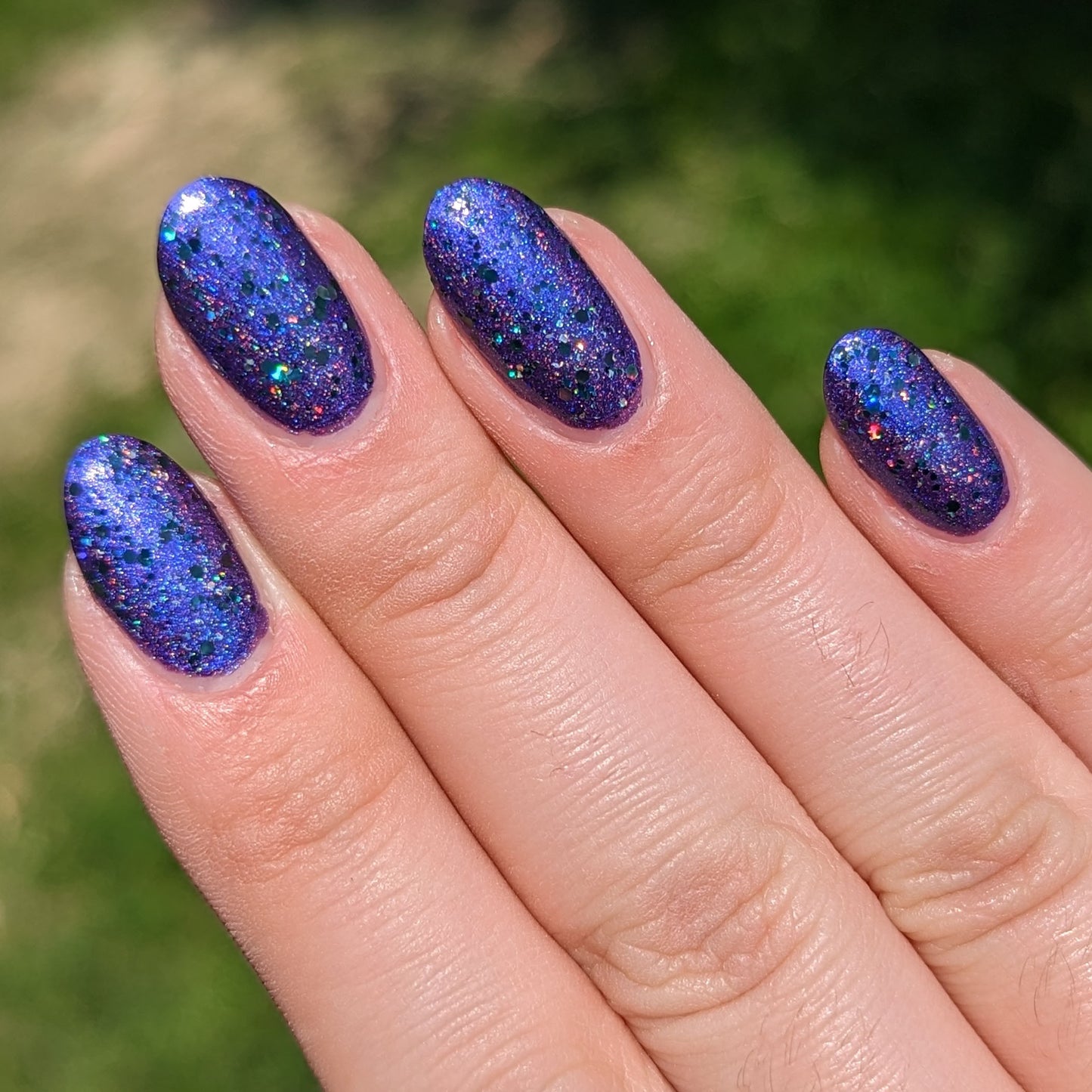 Darkness Can Be Beautiful - Black Holographic Topper