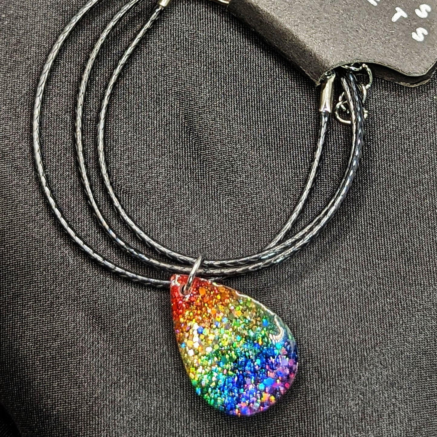 #BeProud Holographic Glitter Necklace