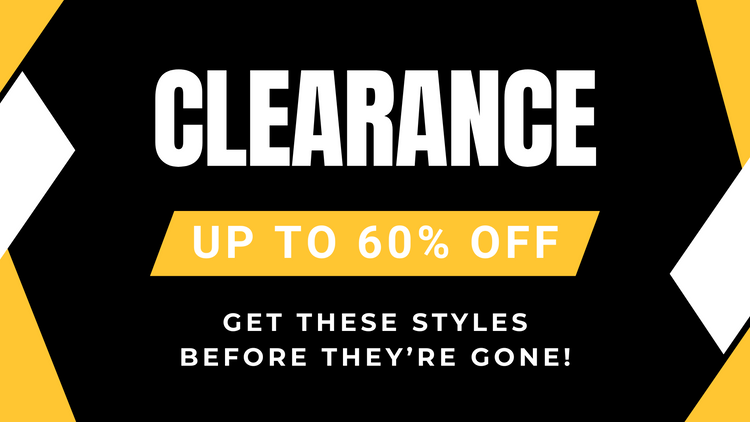 clearance up to 60% off, get these styles before they're gone