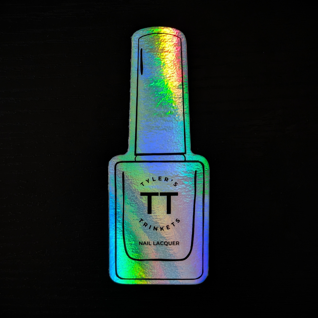 Polish Bottle - Holographic Sticker