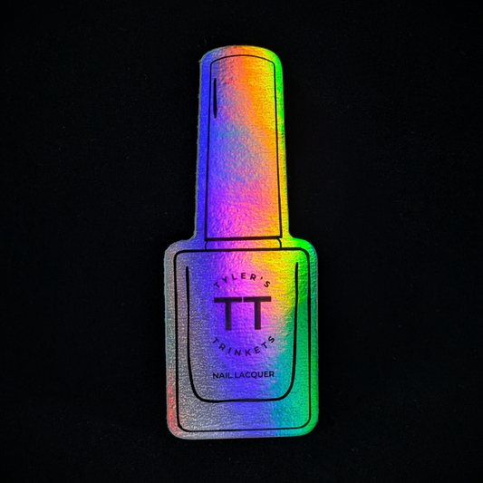 Polish Bottle - Holographic Sticker