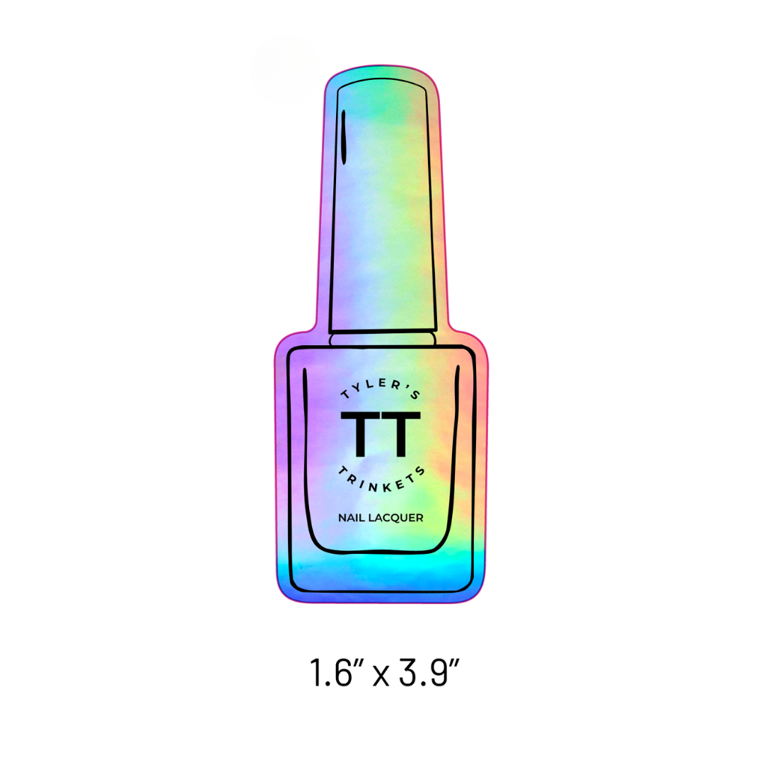 Polish Bottle - Holographic Sticker