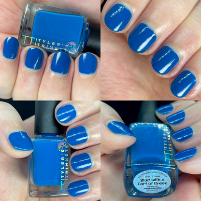 Blue With a Fart of Green