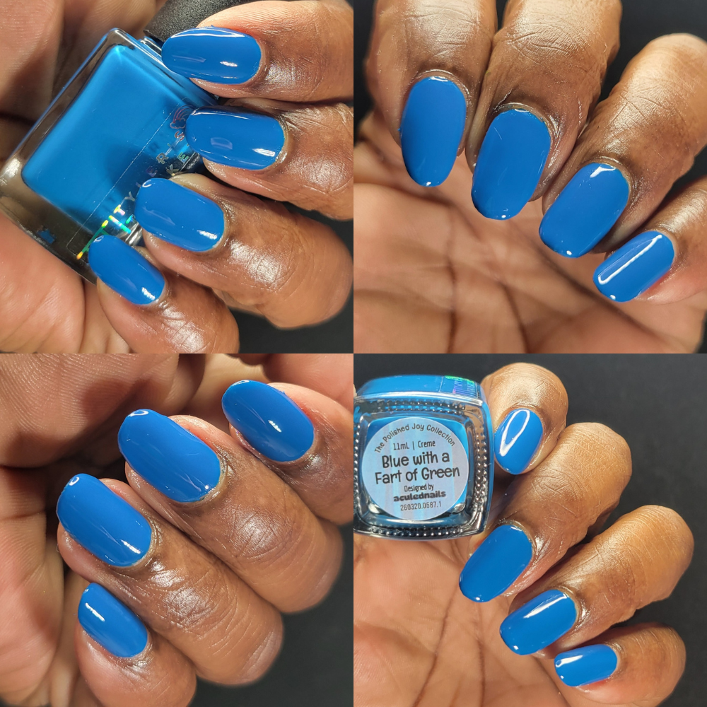 Blue With a Fart of Green