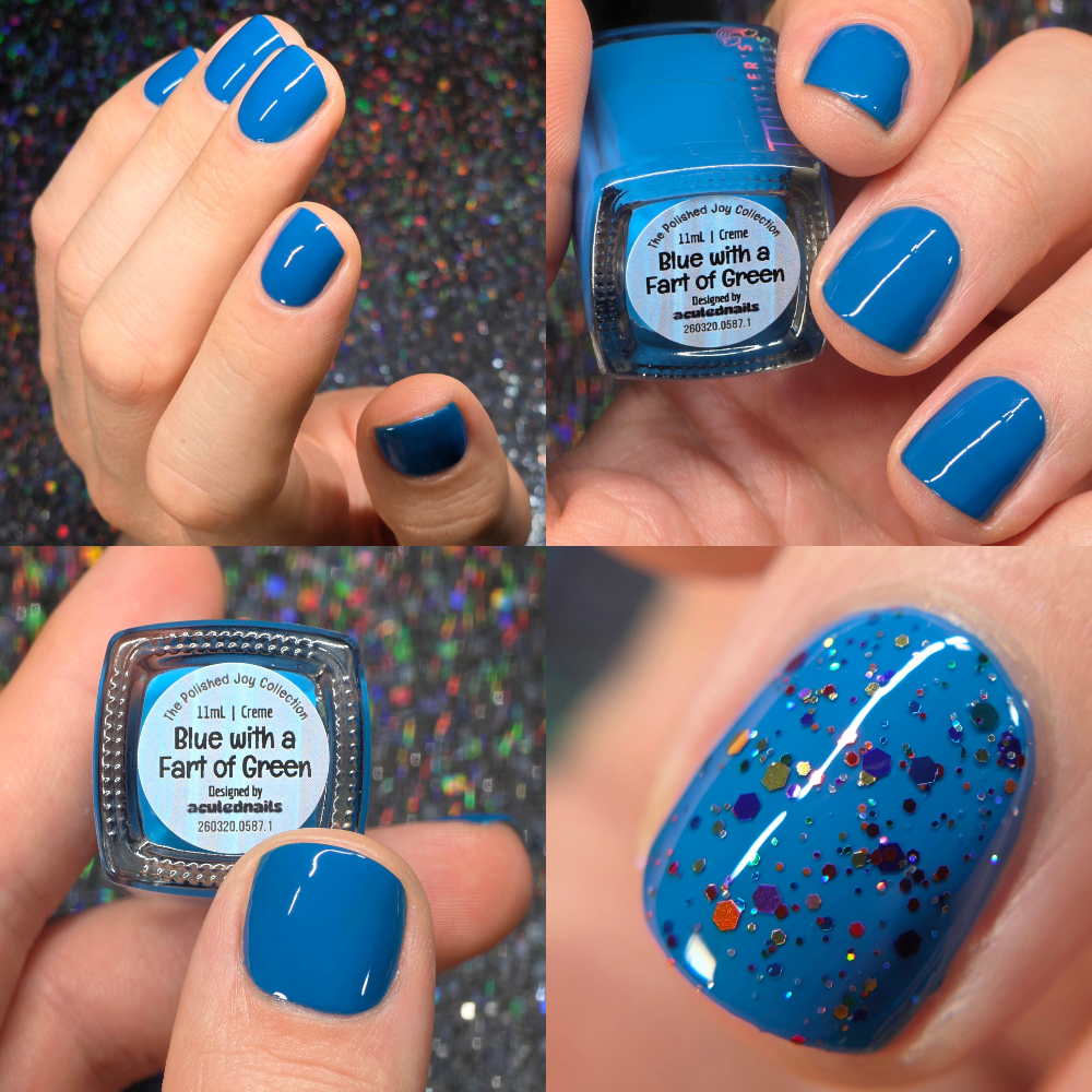 Blue With a Fart of Green