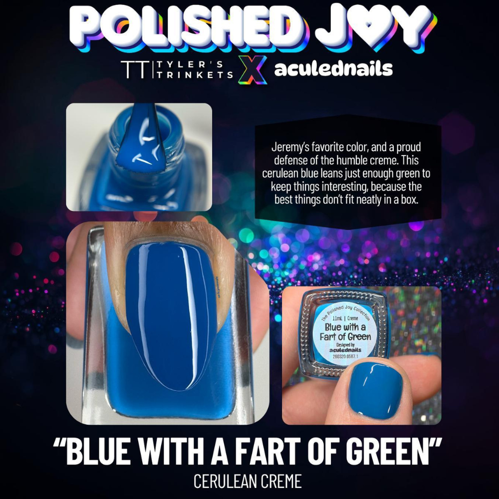 Blue With a Fart of Green