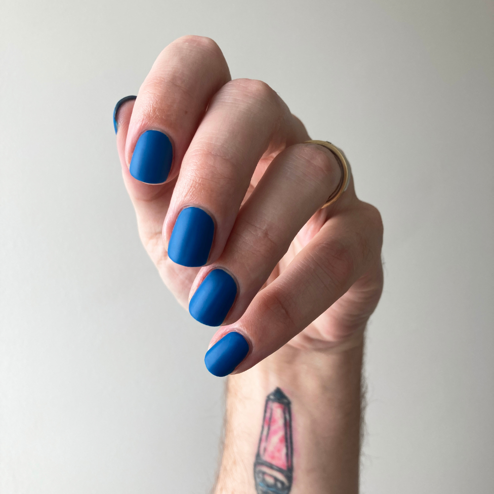 Blue With a Fart of Green