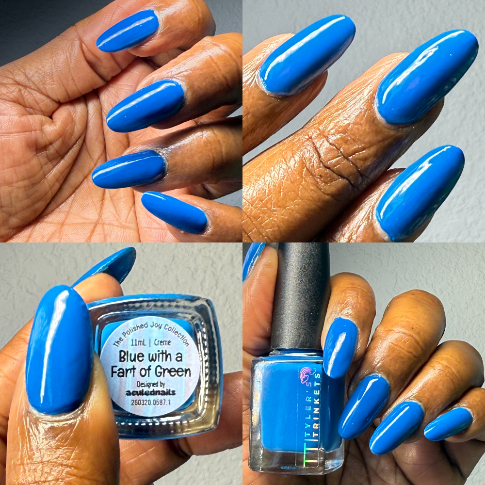 Blue With a Fart of Green