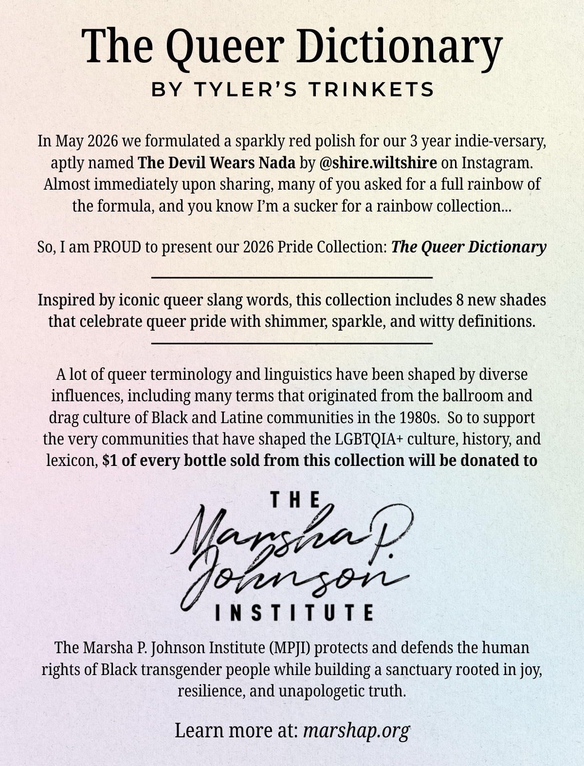 Queer Dictionary Bundle + Indieversary