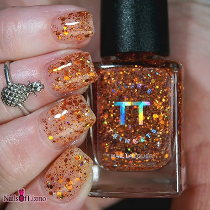 #BeProud Holo Glitter Topper - Orange