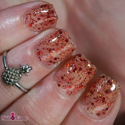 #BeProud Holo Glitter Topper - Red