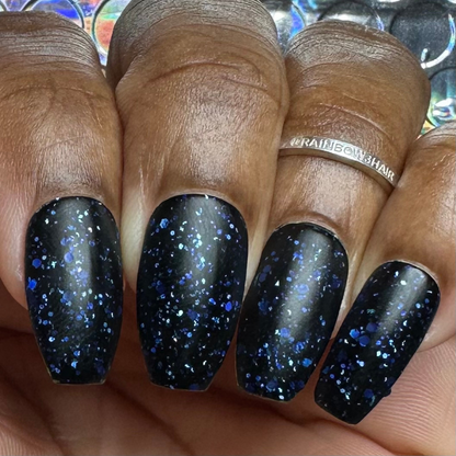 #BeProud Holo Glitter Topper - Blue