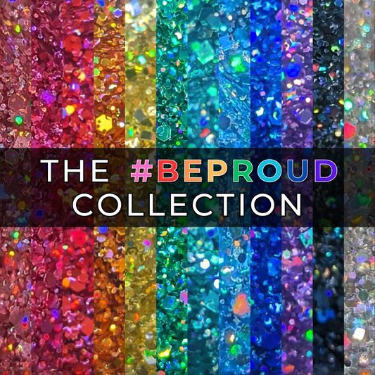 #BeProud Holo Glitter Toppers - Full Bundle