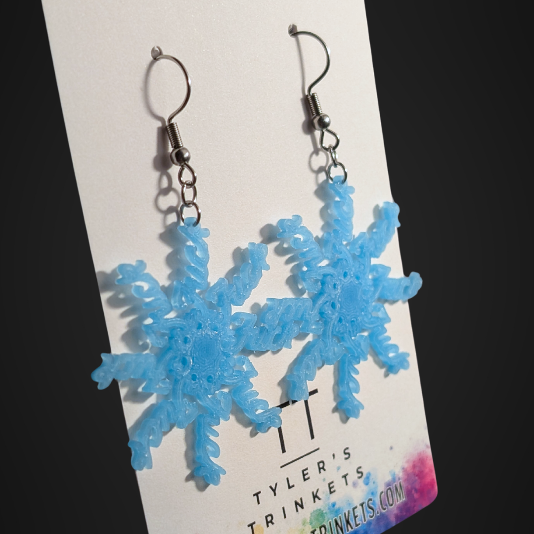 F*ckflake Glow-in-the-dark Dangle Earrings