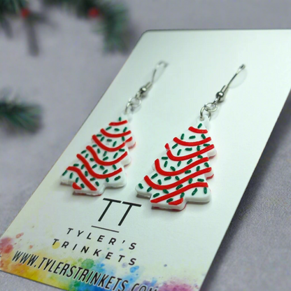 Tree Cake Dangle Earrings