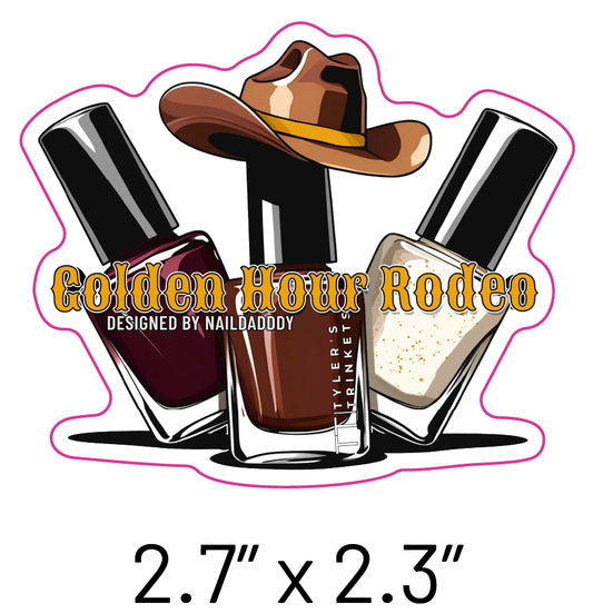Golden Hour Rodeo Sticker
