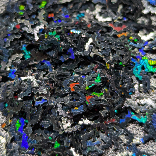 Bat Nail Art Glitter - Holographic Black