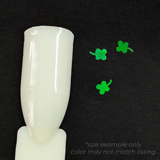Clover Nail Art Glitter - Holographic Silver