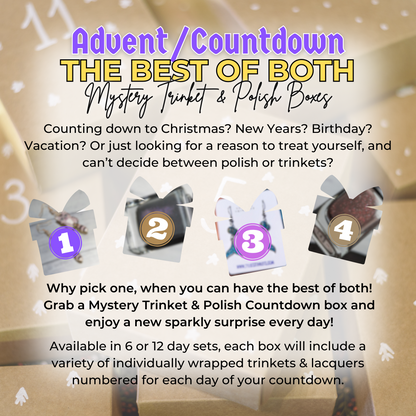 Advent/Countdown Mystery Polish & Trinket Box