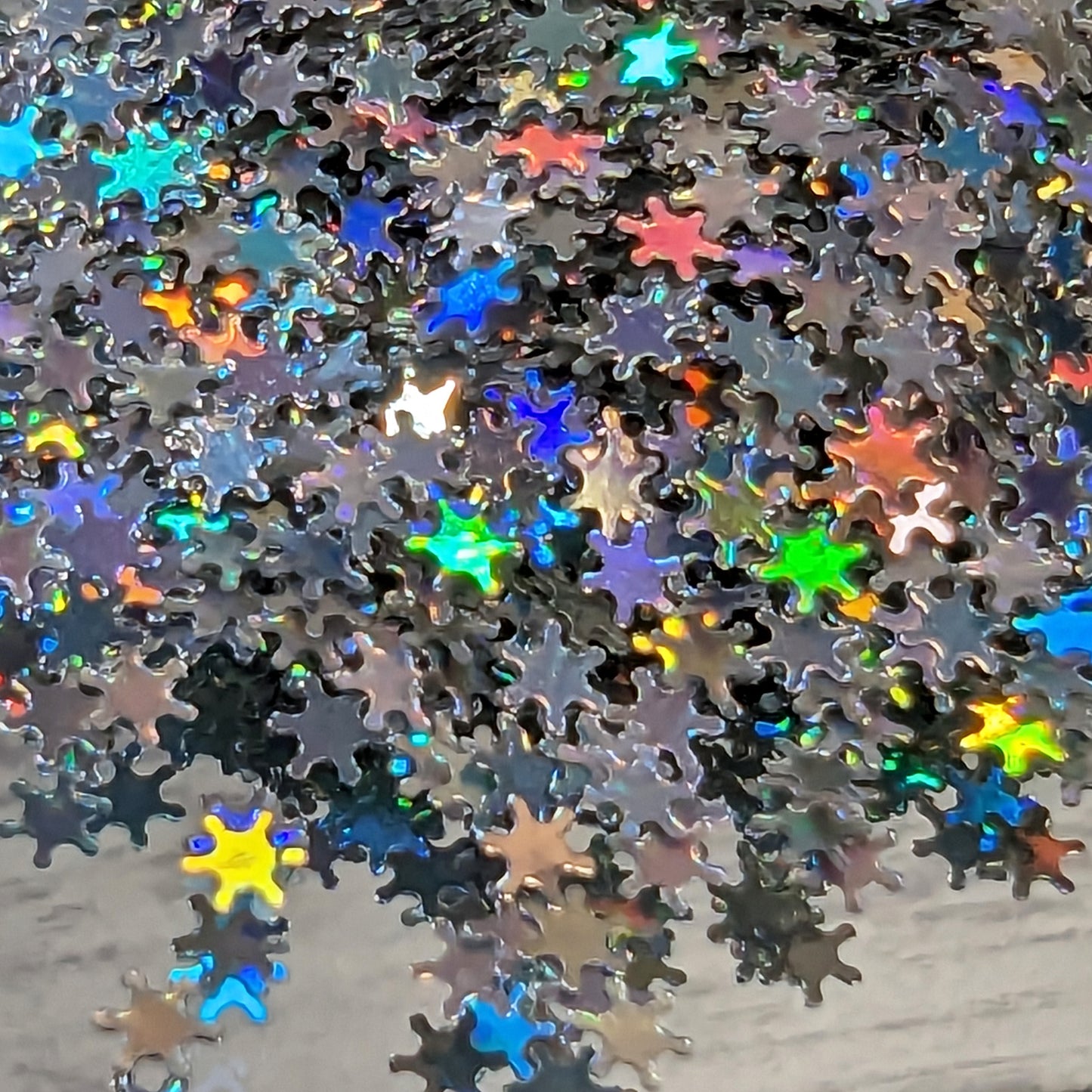 Holographic Snowflake Nail Art Loose Glitter