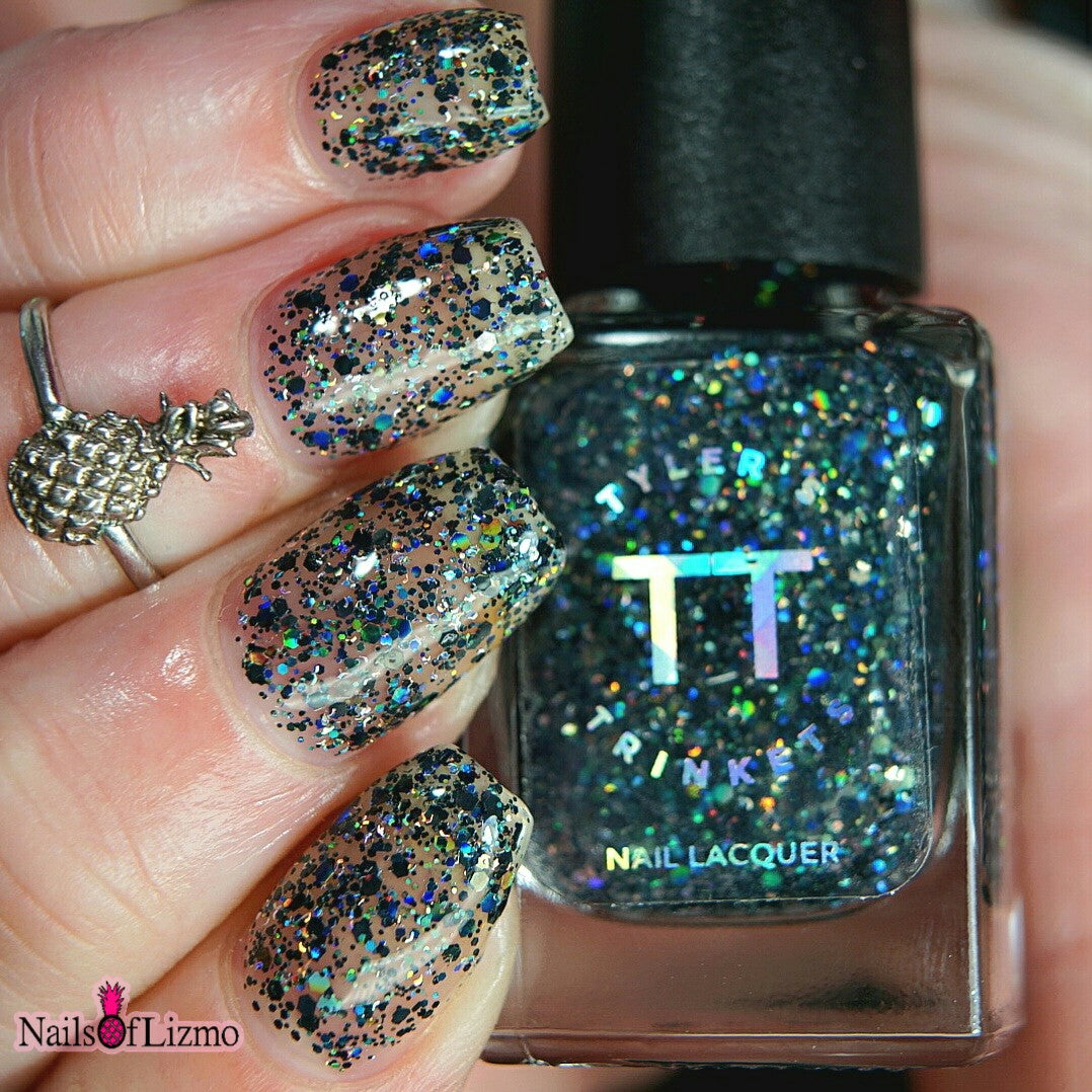 Darkness Can Be Beautiful - Black Holographic Topper