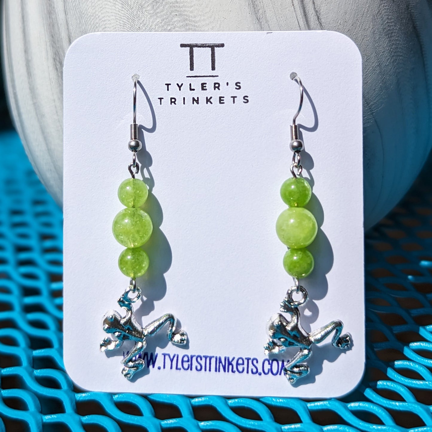 Never Kiss A Frog - Tiana-Inspired Dangle Earrings