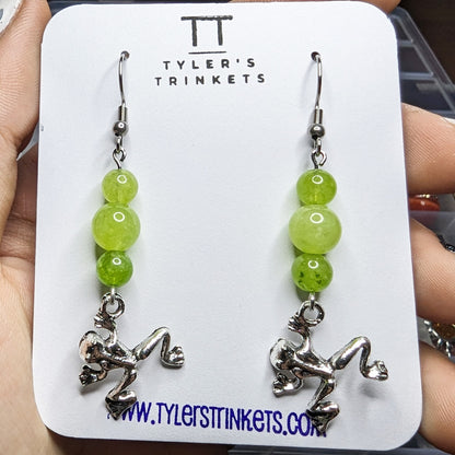 Never Kiss A Frog - Tiana-Inspired Dangle Earrings